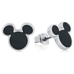 Myszka Miki i Minnie Disney by Couture Kingdom - Mickey Kolczyki - Earpin srebrny. Szare kolczyki damskie marki Myszka Miki i Minnie, srebrne. Za 121,90 zł.