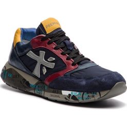 Sneakersy PREMIATA - Zac-Zac 3545 Granatowy Kolorowy. Niebieskie sneakersy męskie Premiata, bez wzorów, ze skóry, bez zapięcia. Za 899,00 zł.