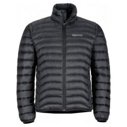 Marmot Męska Kurtka Puchowa Tullus Jacket Black L. Czarne kurtki sportowe męskie marki Marmot, na zimę, m, bez wzorów, z tkaniny, bez kaptura. W wyprzedaży za 559,00 zł.