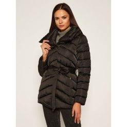 Kurtka puchowa Geox W Chloo W0425P T265 F9000. Czarne kurtki damskie Geox, bez wzorów, z puchu, bez kaptura. Za 1289,00 zł.