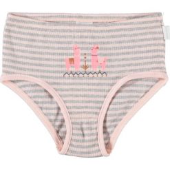 Wysokie majtki w kolorze jasnoróżowo-jasnoszarym. Szare majtki dziewczęce Schiesser Girls. W wyprzedaży za 39,95 zł.