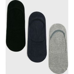 John Frank - Stopki (3 pack). Czarne skarpetki męskie John Frank, bez wzorów, z elastanu. Za 29,90 zł.