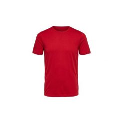 T-shirty z krótkim rękawem Selected 16057141 THEPERFECT. Czerwone t-shirty męskie Selected, s, bez wzorów, bez kołnierzyka, krótkie. Za 61,44 zł.