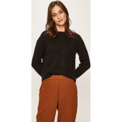 Vero Moda - Sweter. Zielone swetry damskie Vero Moda, s, bez wzorów, z dzianiny, bez rękawów, bez kaptura. Za 129,90 zł.