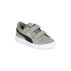 Buty Dziecko Puma PS SUEDE CLASSIC V.CHAR-BL. Szare trampki chłopięce marki Puma, bez wzorów, bez zapięcia. Za 269,00 zł.