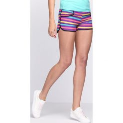 Fioletowe Szorty Candy Striped. Fioletowe szorty damskie Born2be, na lato, xxl, bez wzorów. Za 29,99 zł.