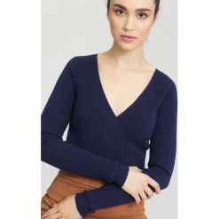 Granatowy Sweter Out in front. Niebieskie bez kategorii other, na zimę, xl. Za 39,99 zł.