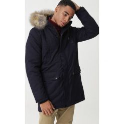Granatowa Kurtka Westbranch. Niebieskie kurtki męskie Born2be, na zimę, xl, bez wzorów, z tkaniny, klasyczne. Za 264,99 zł.
