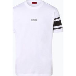 HUGO - T-shirt męski – Durned-U6, biały. Białe t-shirty męskie HUGO, xl, bez wzorów, bez kołnierzyka. Za 249,95 zł.