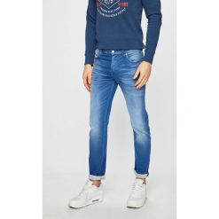 Jack & Jones - Jeansy. Niebieskie jeansy męskie Jack & Jones, bez wzorów. W wyprzedaży za 159,90 zł.