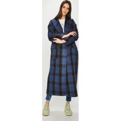 Answear - Płaszcz Nomad. Niebieskie kurtki damskie ANSWEAR, s, bez wzorów, z poliesteru. W wyprzedaży za 399,90 zł.