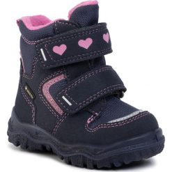 Śniegowce SUPERFIT - GORE-TEX 5-09045-80 M Blau/Rosa. Niebieskie śniegowce dziewczęce Superfit, bez zapięcia. W wyprzedaży za 239,00 zł.
