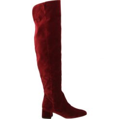 Kozaki - A5157 VEL RED. Czerwone buty zimowe damskie marki Venezia, z materiału. Za 379,00 zł.