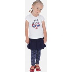 Mayoral - Legginsy dziecięce 92-122 cm. Niebieskie spodnie dziewczęce Mayoral, s, bez wzorów, z elastanu. Za 69,90 zł.