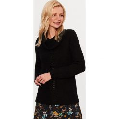 Golfy damskie: Sweter w kolorze czarnym