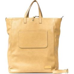 Torebki klasyczne damskie: Torebka w kolorze beżowym – (S)33 x (W)41 x (G)14 cm