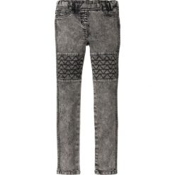 Jegginsy bonprix czarny "stone". Czarne spodnie dziewczęce bonprix, bez wzorów, retro. Za 59,99 zł.