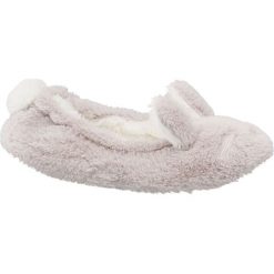 Kapcie damskie Casa mia popielate. Szare kapcie damskie Casa mia, z materiału. Za 29,90 zł.
