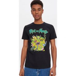 T-shirt z nadrukiem Rick and Morty - Czarny. Czarne t-shirty damskie House, s, z nadrukiem, bez kołnierzyka. Za 49,99 zł.