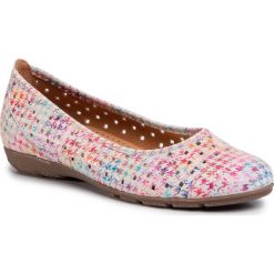 Baleriny GABOR - 44.169.50 Multicolour. Baleriny damskie Gabor, na co dzień, bez wzorów, ze skóry, bez obcasa, na płaskiej podeszwie, bez zapięcia. Za 399,00 zł.