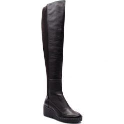 Buty zimowe damskie: Muszkieterki GEOX - D Wiva Wedge B D849VB 085JZ C9999 Black