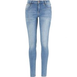 PULZ Dżinsy Carmen Highwaist Skinny błękitny female niebieski W27/L34. Niebieskie jeansy damskie PULZ, l, z podwyższonym stanem. W wyprzedaży za 329,00 zł.