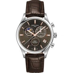 RABAT ZEGAREK CERTINA Certina DS 8 Chrono Moon Phase C033.450.16.08. Pomarańczowe, cyfrowe zegarki męskie marki CERTINA, ze stali. W wyprzedaży za 2719,21 zł.