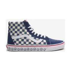Vans BMX Sk8-Hi Reissue Tenisówki Niebieski Biały. Niebieskie trampki męskie Vans, bez wzorów, ze skóry, bez zapięcia. Za 206,95 zł.