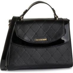 Torebka MONNARI - BAG8160-020 Black. Czarne torebki klasyczne damskie Monnari, z aplikacjami, ze skóry ekologicznej, klasyczne, zdobione, bez dodatków. W wyprzedaży za 129,00 zł.