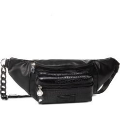 Saszetka nerka KENDALL + KYLIE - HBKK-220-0008-26 Black. Czarne nerki damskie bez wzorów, ze skóry ekologicznej, bez dodatków. W wyprzedaży za 159,00 zł.