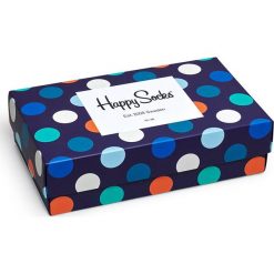 Happy Socks - Skarpetki (3-pak). Skarpetki damskie Happy Socks, bez wzorów, z elastanu. W wyprzedaży za 99,90 zł.
