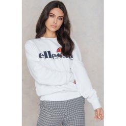 Ellesse Bluza El Agata - White. Białe bluzy damskie marki Ellesse, z nadrukiem, z bawełny, z długim rękawem, długie, bez kaptura. Za 283,95 zł.
