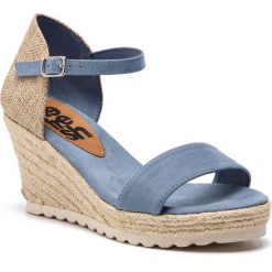 Espadryle REFRESH - 69829 Jeans. Brązowe espadryle damskie Refresh, bez wzorów, z jeansu, bez obcasa, na obcasie. W wyprzedaży za 129,00 zł.