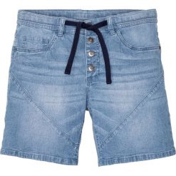 Długie szorty dżinsowe Regular Fit bonprix niebieski "bleached”. Niebieskie jeansy męskie bonprix, m, bez wzorów, długie. Za 54,99 zł.