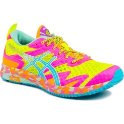 Buty ASICS - Gel-Noosa Tri 12 102A578 Safety Yellow/Aquarium 750. Żółte buty sportowe damskie Asics, bez wzorów, z tworzywa sztucznego, sportowe, do biegania. Za 579,00 zł.