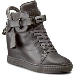 Sneakersy CARINII - B3767 I38-000-PSK-B88. Szare botki damskie marki Carinii, ze skóry. W wyprzedaży za 279,00 zł.