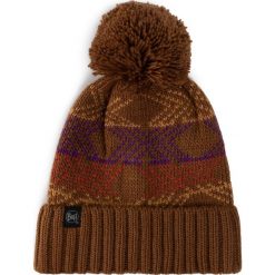 Czapka BUFF - Knitted & Polar Hat 120858.859.10.00 Garid Tundra Khaki. Pomarańczowe czapki damskie Buff, na zimę, bez wzorów, z materiału. W wyprzedaży za 99,00 zł.