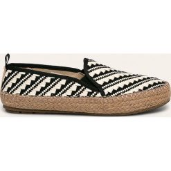 Emu Australia - Espadryle Gum Geo. Czarne espadryle damskie EMU Australia, bez wzorów, z gumy, bez obcasa, na obcasie. Za 299,90 zł.