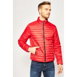 Kurtka puchowa Geox Wilmer M0223H T2606 F7187. Czerwone kurtki męskie Geox, m, bez wzorów, z poliesteru, bez kaptura. W wyprzedaży za 379,00 zł.