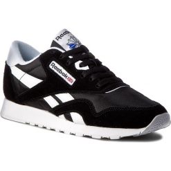 Buty Reebok - Classic Nylon 6604 Black/White. Czarne półbuty męskie Reebok, z zamszu. W wyprzedaży za 219,00 zł.