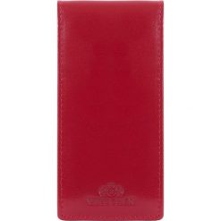 Etui na karty kredytowe 14-2-170-91. Czerwone portfele damskie marki Wittchen, bez wzorów. Za 89,00 zł.