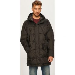 G-Star Raw - Kurtka. Czarne płaszcze męskie G-Star RAW, xxl, bez wzorów, z elastanu, retro, długie, z kapturem. Za 1119,00 zł.