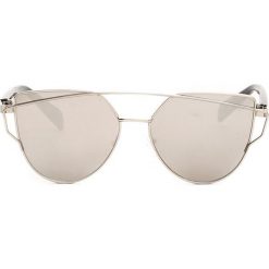Srebrne Okulary Resiliency. Szare okulary przeciwsłoneczne damskie Born2be. Za 49,99 zł.