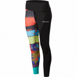New Balance WP01517BM. Legginsy sportowe damskie New Balance, xl, bez wzorów, z elastanu, z podwyższonym stanem. Za 269,99 zł.