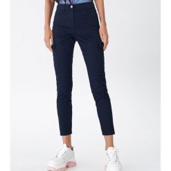 Spodnie skinny cargo - Granatowy. Niebieskie spodnie damskie House, s. W wyprzedaży za 39,99 zł.
