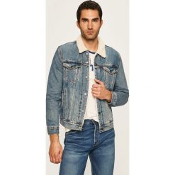 Levi's - Kurtka jeansowa. Szare płaszcze męskie Levi's®, s, bez wzorów, z bawełny, krótkie, bez kaptura. W wyprzedaży za 479,90 zł.