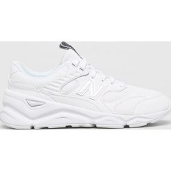 New Balance - Buty. Białe buty sportowe damskie New Balance, bez wzorów, ze skóry, sportowe. W wyprzedaży za 299,90 zł.