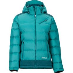 Marmot Damska kurtka puchowa Wm's Sling Shot Jacket Patina Green/Deep Teal XS. Zielone kurtki sportowe damskie Marmot, s, bez wzorów, z puchu, bez kaptura. W wyprzedaży za 1029,00 zł.