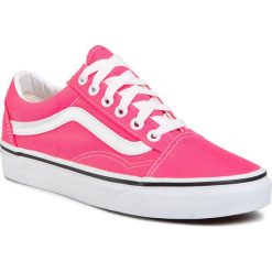 Tenisówki VANS - Old Skool VN0A4U3BWT61 (Neon) Knockout Pnk/Tr Wht. Różowe półbuty damskie Vans, bez wzorów, z gumy, bez zapięcia. Za 339,00 zł.