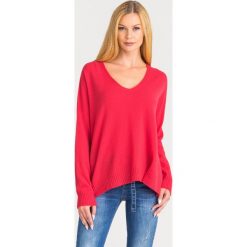 SWETER Twinset. Pomarańczowe swetry damskie Twinset, s, bez wzorów, z wełny, bez rękawów, bez kaptura. Za 919,00 zł.